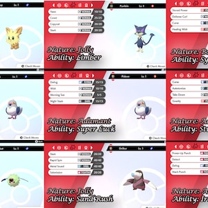 Shiny Gen 5 Pre-evolutions Pokemon Sword/Shield Switch | Etsy Shiny Litwick Evolutions