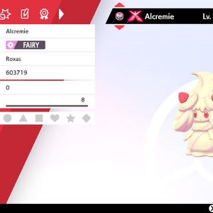 Non-shiny Alcremie All 63 Forms Gigantamax 6IV - Pokémon Sword Shield HOME (100% Legal)