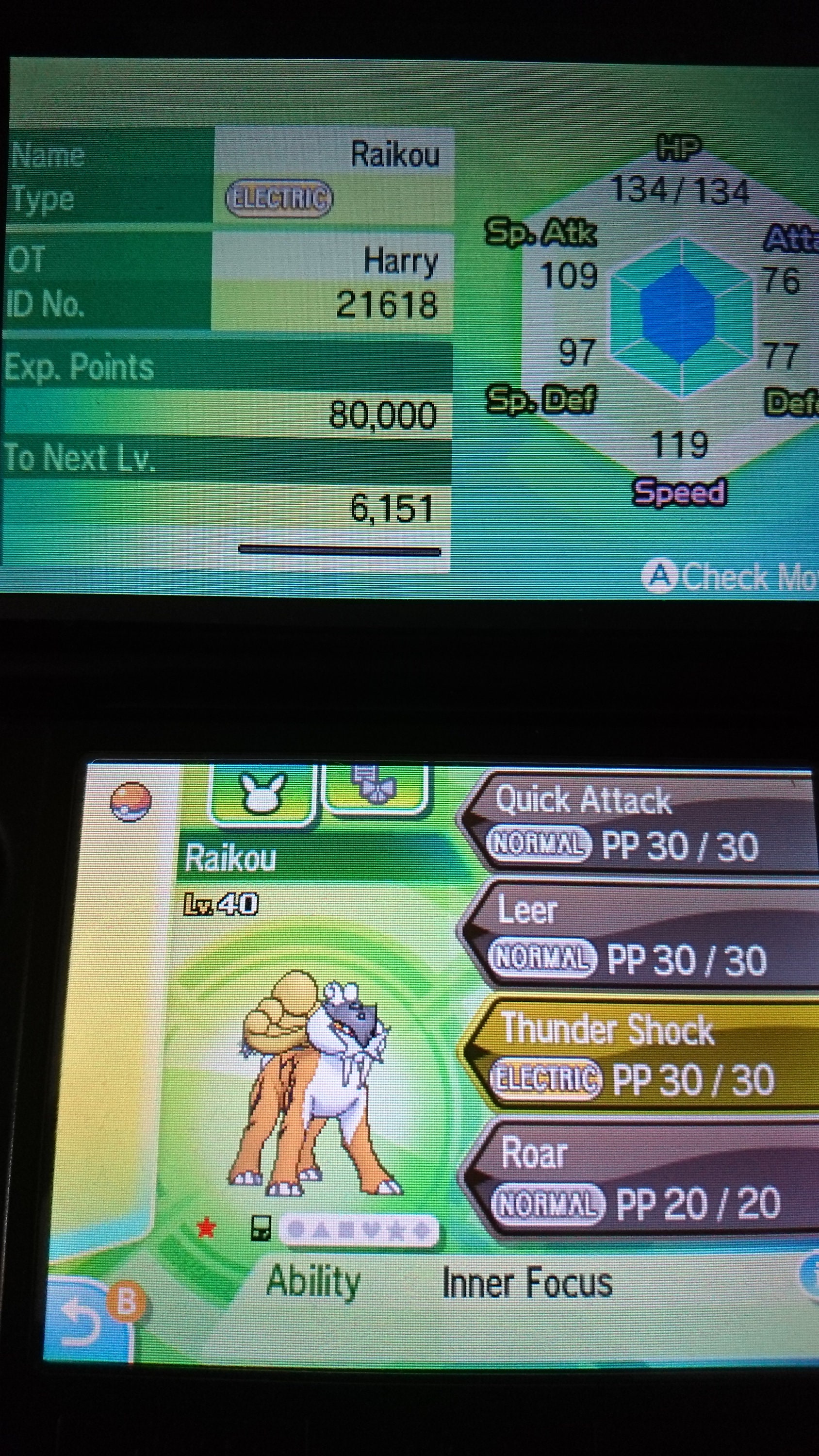 Pokemon Sword Shield ✨ SHINY ✨ 1 LEVEL RAIKOU LEGENDARY 6IV FAST DELIVERY