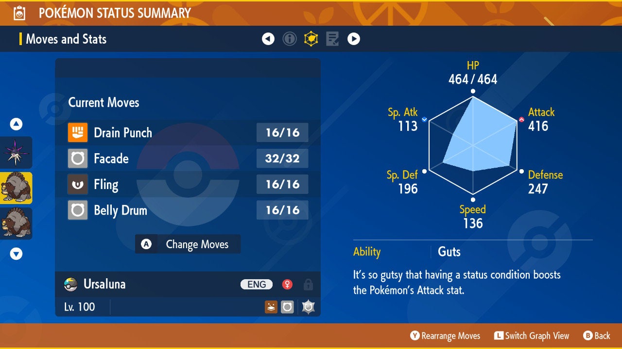 SHINY URSALUNA 6IV GUTS ADAMANT | BATTLE-READY | Pokemon Scarlet