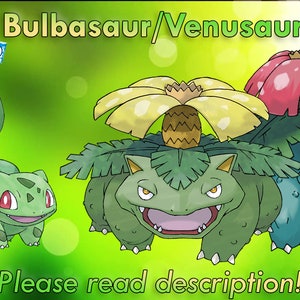 FULL BULBASAUR EVOLUTION TEAM! Shiny Bulbasaur, Ivysaur, Venusaur, Venusaur  Gigantamax 