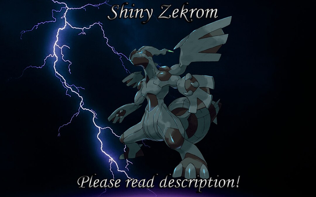 SHINY ZEKROM 6IV Legendary / Pokemon Sword and Shield / -  Sweden