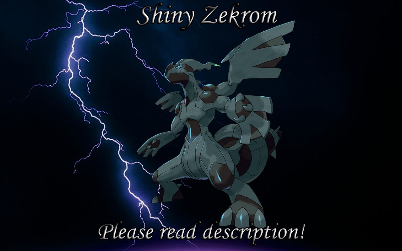 Pokemon shiny zekrom 3