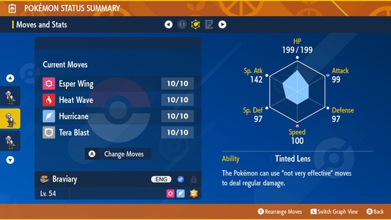 Shiny/non-shiny Hisuian Braviary 6IV - Pokmon Scarlet/violet (100% Legal)  - Etsy
