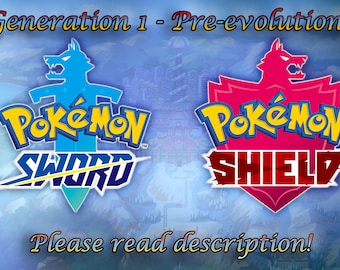 Shiny Gen 1 (Pre-evolutions) - Pokemon Sword/Shield (Switch) - Fast Delivery