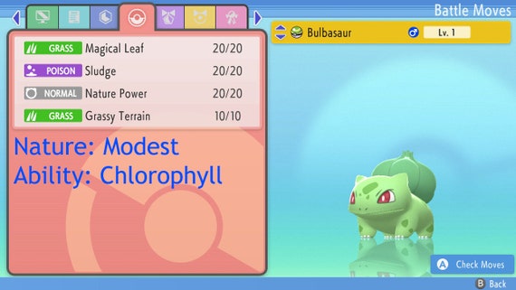💎Shiny/Non-shiny Bulbasaur/Venusaur 6IV💎 Pokémon BD/SP (💯Legal)