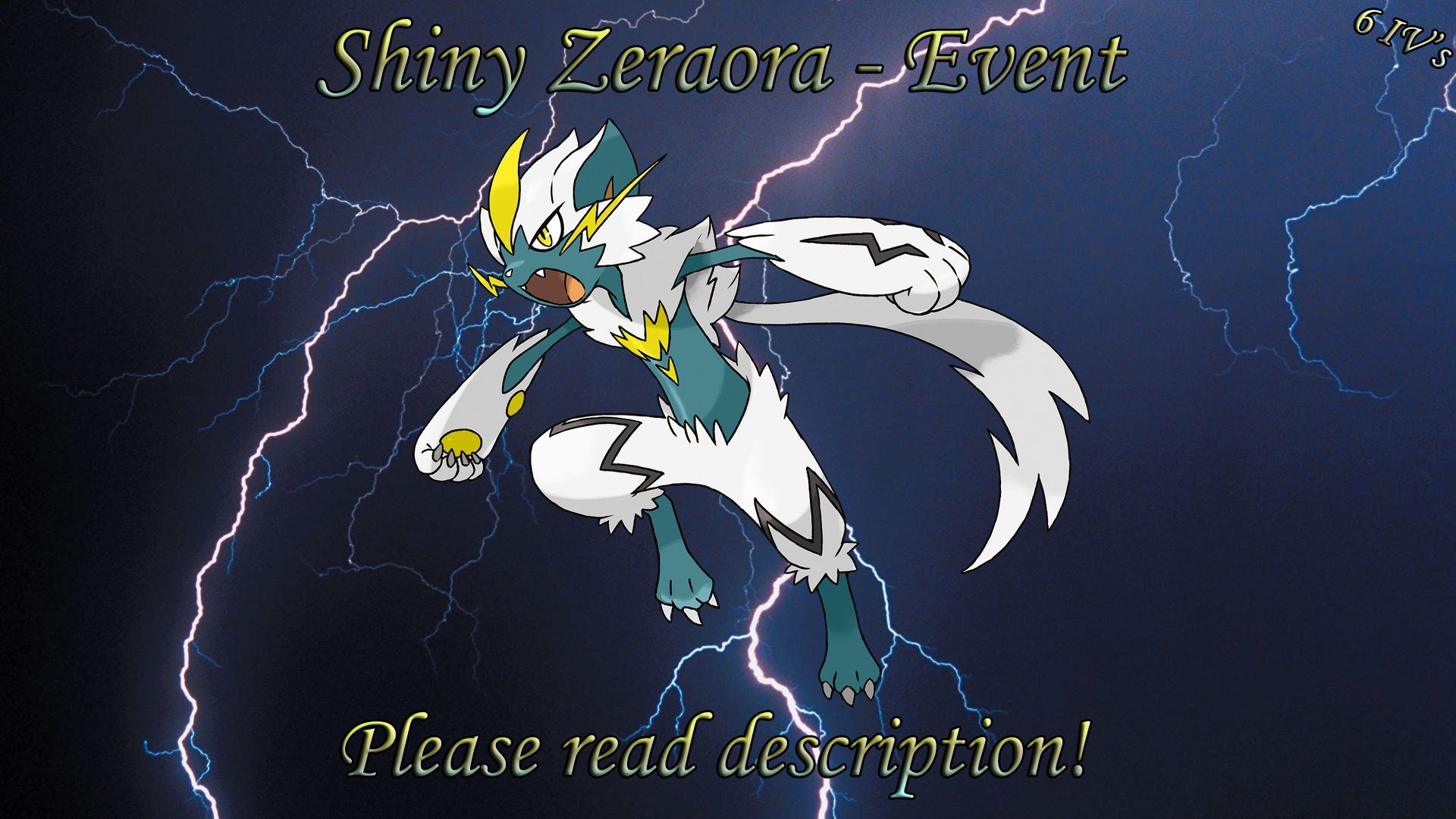 Shiny Zeraora on Twitter