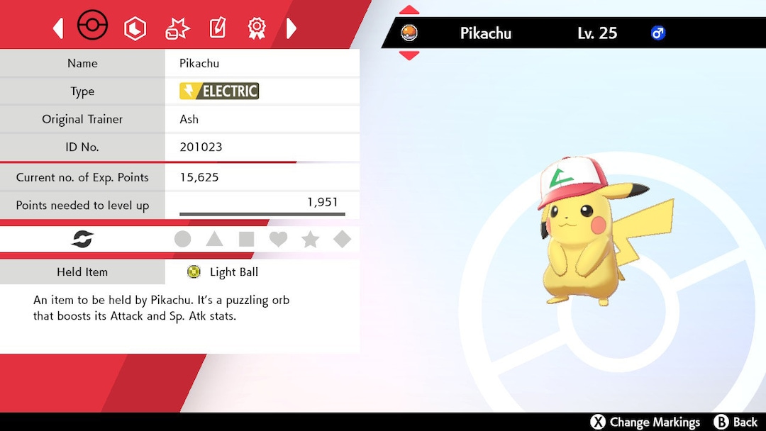 Ash's Cap Pikachu EVENT 6IV Pokémon Sword/shield Scarlet/violet