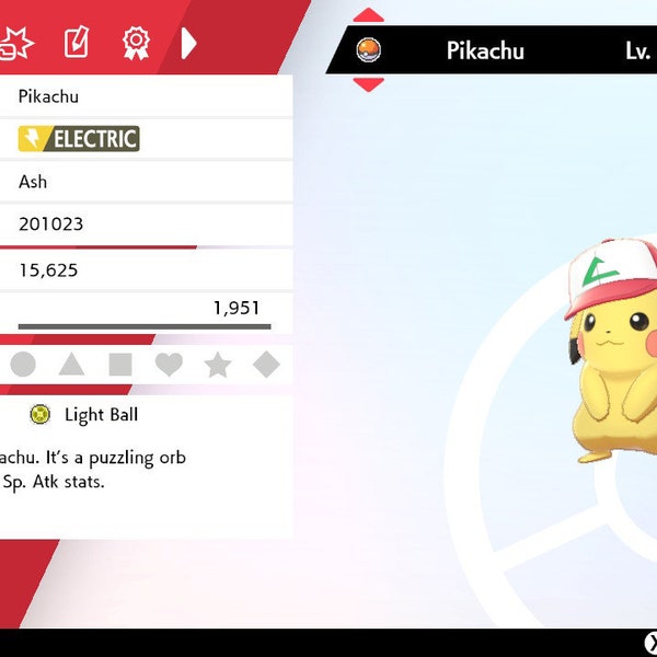 Ash's Cap Pikachu EVENT 6IV - Pokémon Sword/Shield Scarlet/Violet HOME (100% Legal)