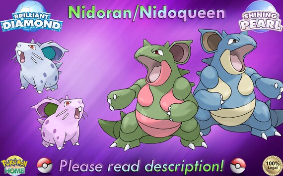 Shiny NIDOKING 6IV / Pokemon Brilliant Diamond and Shining 