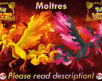 Shiny Galarian Moltres - 6IV - Weakness Policy - Pokemon Scarlet & Violet