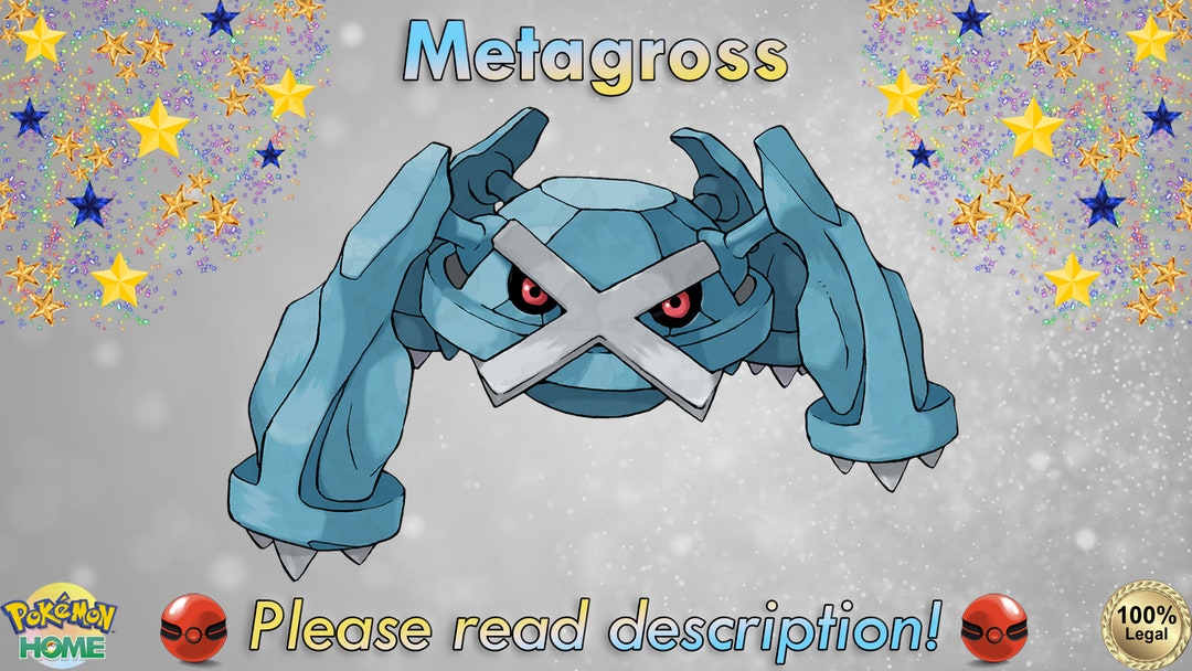 Metagross 6IV Shiny Evento Steven Beldum Per Pok&eacute;mon Scarlatto E Viola &ndash; Competitivo, Battle Ready