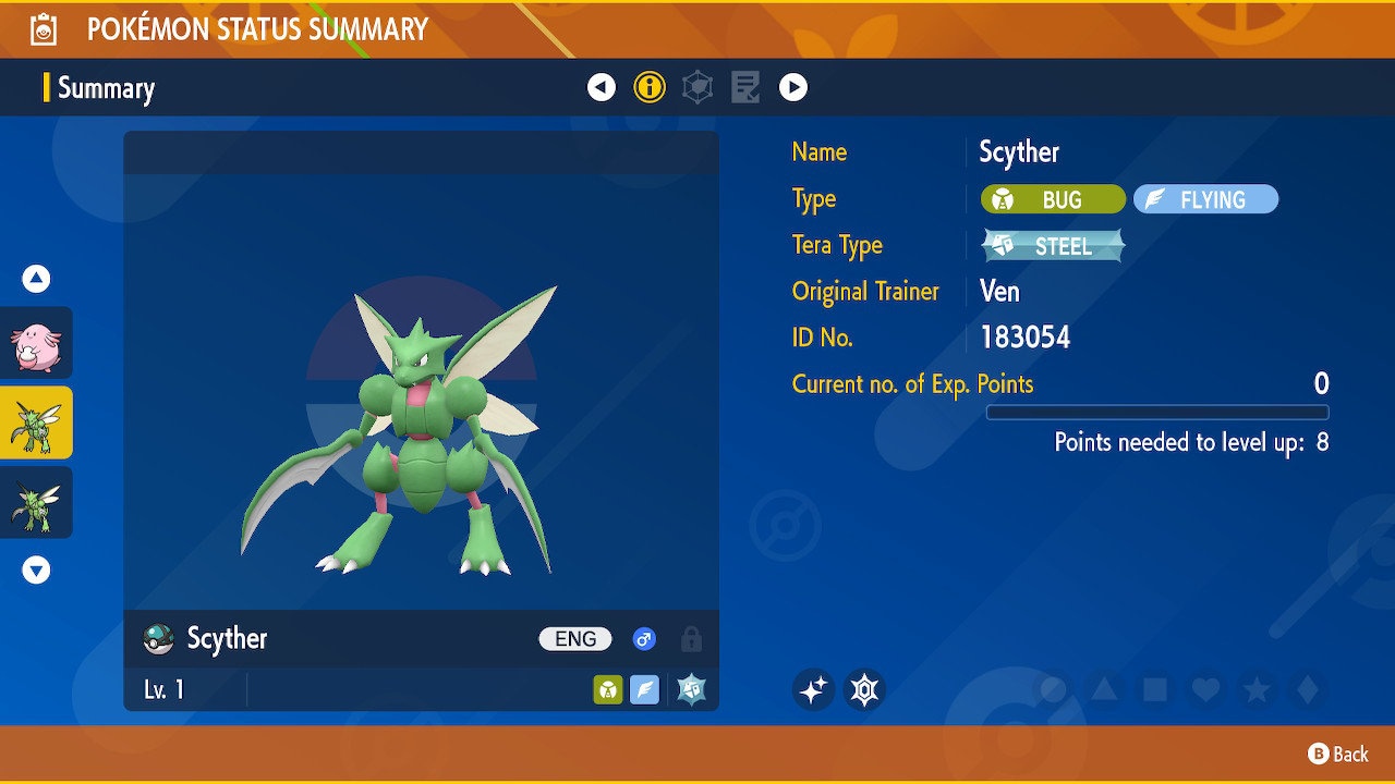 Pokemon Scarlet Violet: How To Evolve Scyther Into Scizor, 46% OFF