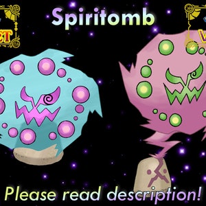 Ultra Square Shiny Spiritomb - 6IV + Max Stats Efforts and All