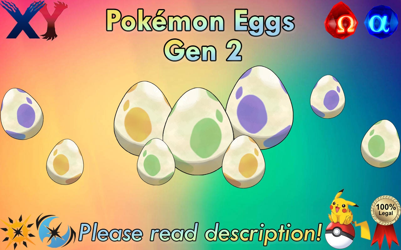 Shiny/non-shiny Gen 5 Low Level Evolutions/legendary 6IV X/Y 