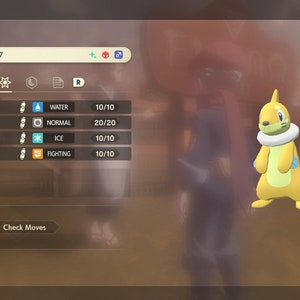Shiny/Non-shiny Buizel/Floatzel Alpha 6IV/EV - Legends Arceus (100% Legal)