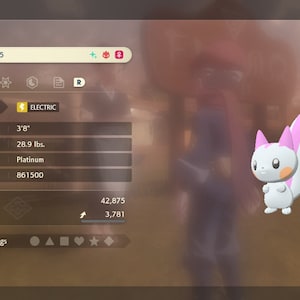 Shiny/Non-shiny Pachirisu Alpha 6IV/EV - Legends Arceus (100% Legal)