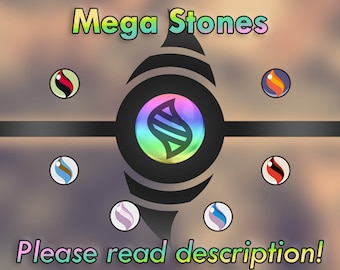 Mega Stones - Pokémon X/Y OR/AS S/M US/Um (100% Legal)