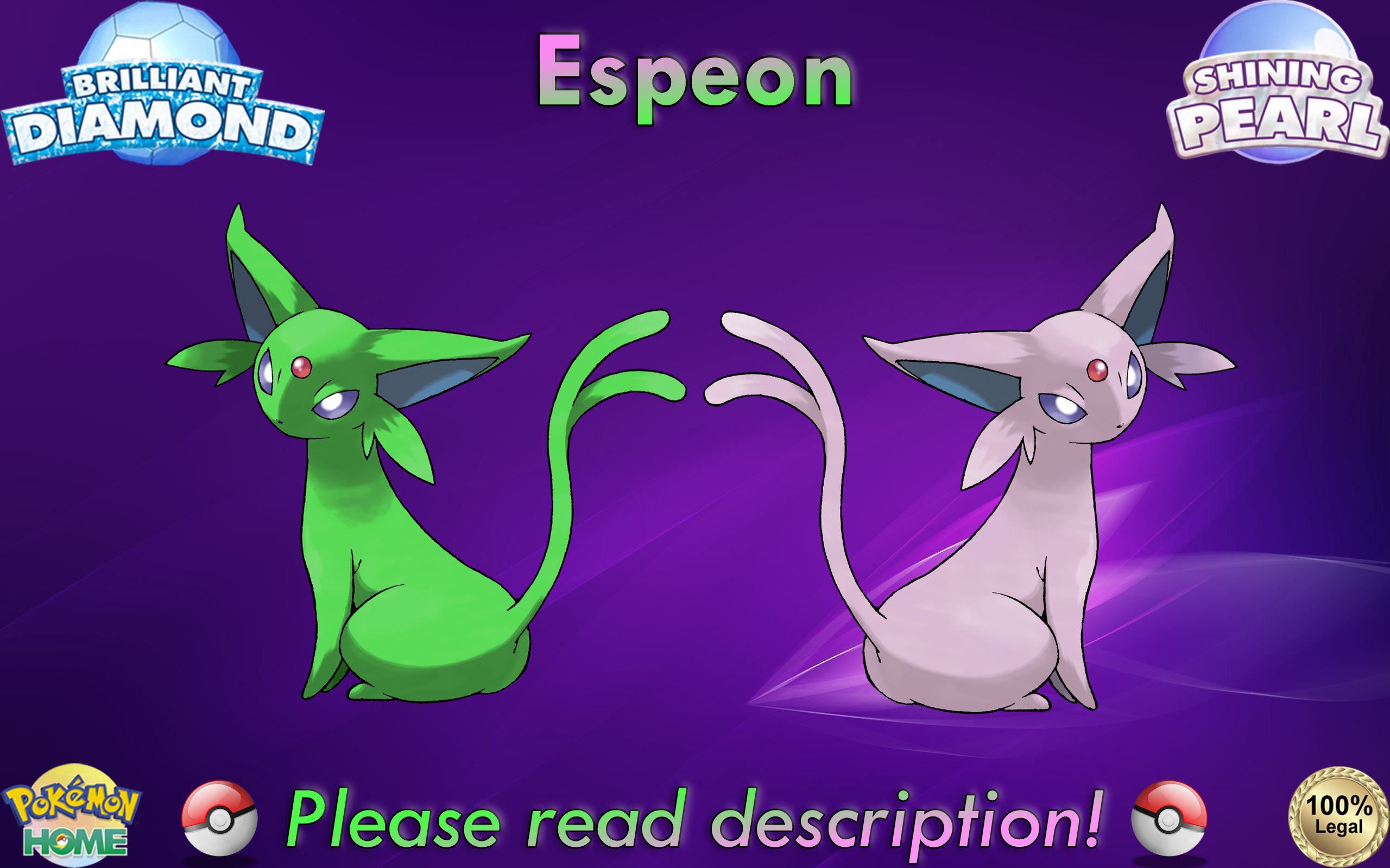 a tropa do espeon shiny chegou (faz o E família) !! 