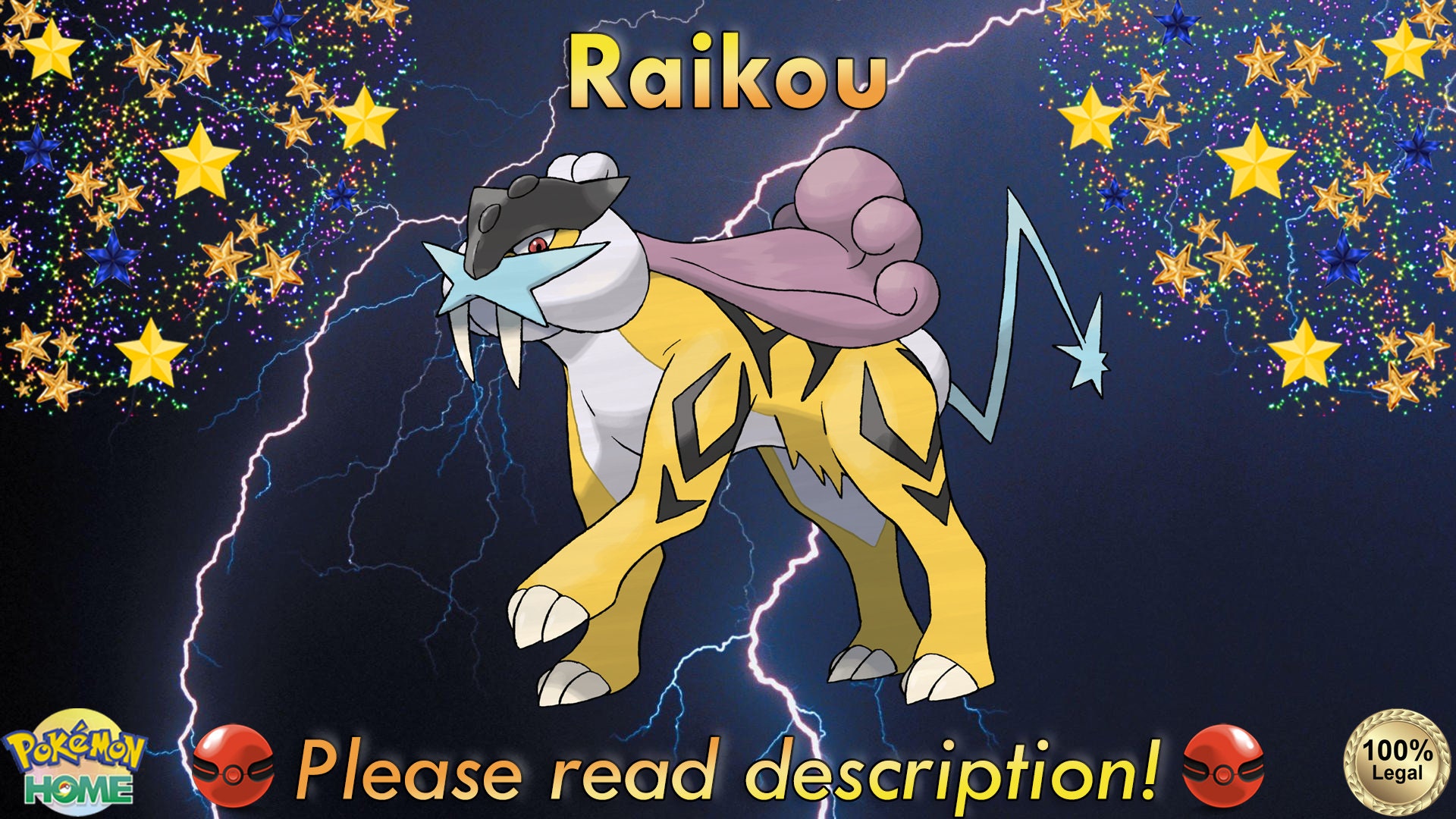 Raikou Ultra Sun Moon 