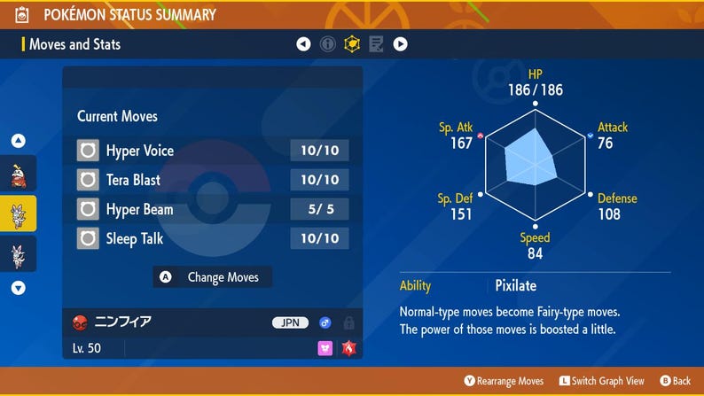 Tomoya Ogawa's Sylveon EVENT 6IV - Pokémon Scarlet/violet Sw/sh HOME ...