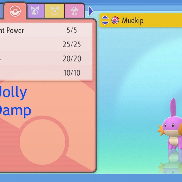 Shiny/Non-shiny Mudkip/Swampert 6IV - Brilliant Diamond/Shining Pearl (100% Legal)