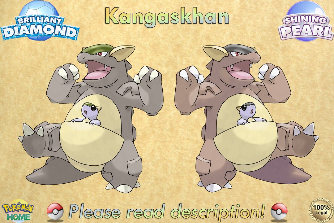 Shiny KANGASKHAN 6IV / Pokemon Brilliant Diamond and Shining 