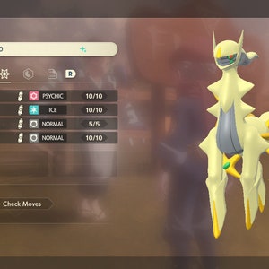 Shiny/Non-shiny Arceus 6IV/EV - Legends Arceus (100% Legal)