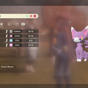 Shiny/Non-shiny Glameow/Purugly Alpha 6IV/EV - Legends Arceus (100% Legal)