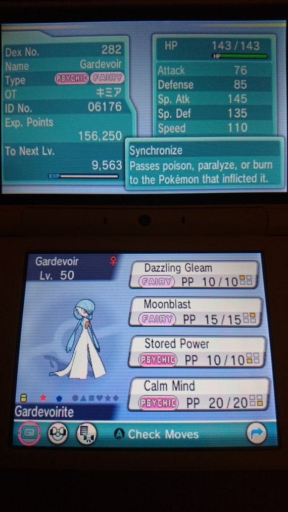 Pokémon Scarlet and Violet ✨SHINY✨ Gardevoir W/ Best 6IV + Customizable