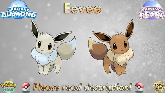 All Eevee Eeveelutions Set Shiny 6IV EVs Pokemon Brilliant Diamond Shining  Pearl