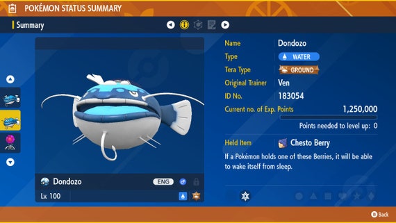 Dondozo  Pokédex