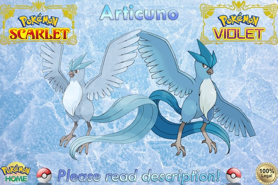 Pokemon Sword and Shield Ultra Shiny Articuno 6IV-EV Trained