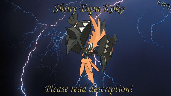 Pokemon Sword and Shield // Ultra Shiny TAPU KOKO 6IV Event // 