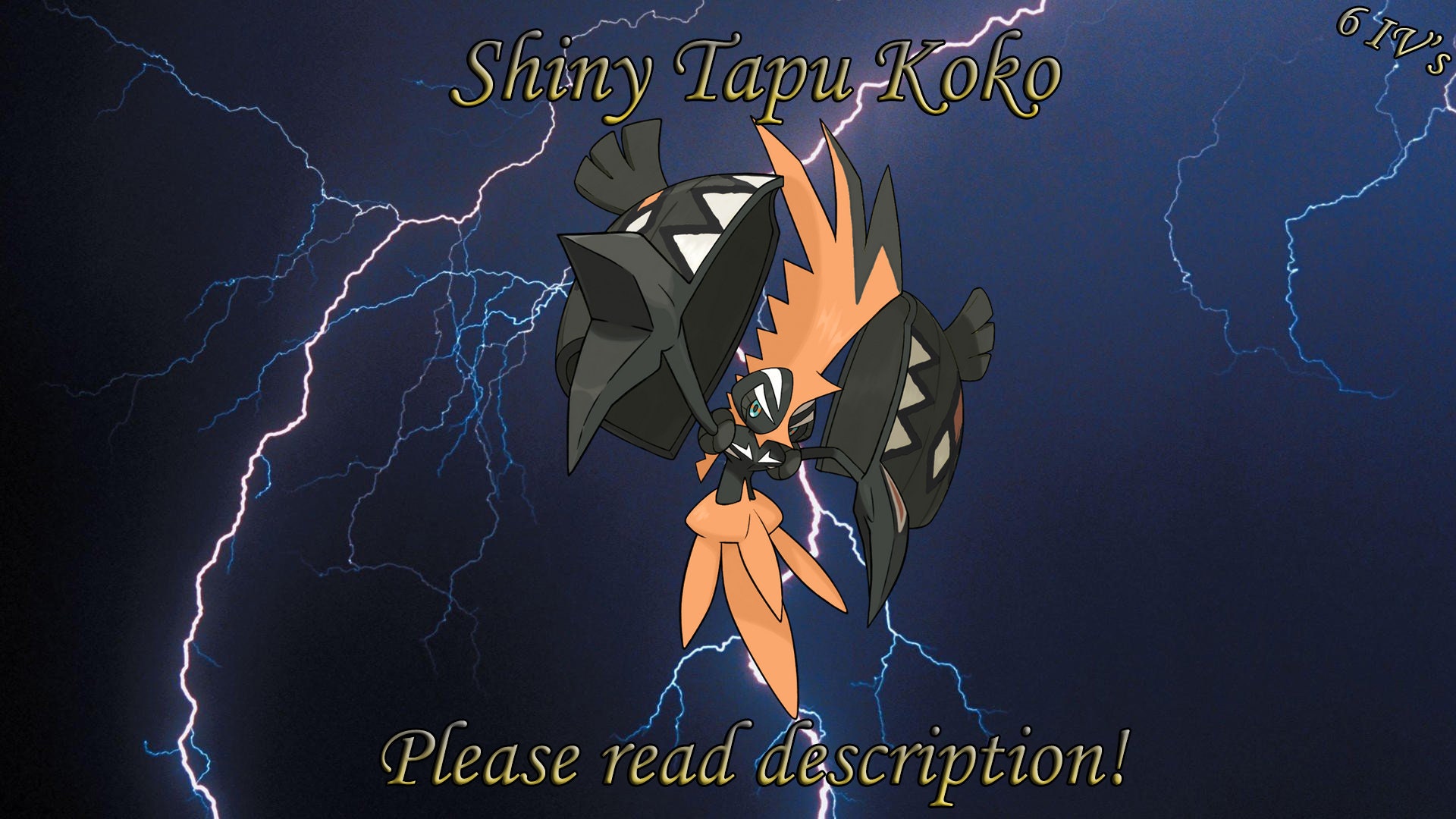 Shiny Tapu Koko ✨ Pokemon Trade Go