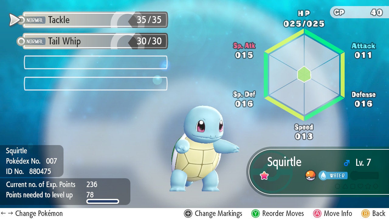 Shiny Bulbasaur/charmander/squirtle Starter Pack 6IV Pokemon 