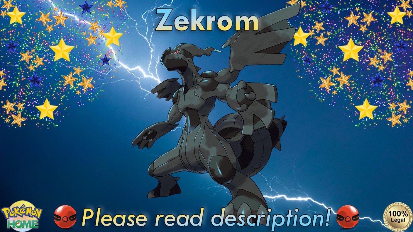 Shiny 6IV Kyurem Reshiram and Zekrom Legendary Pokemon With -  Israel