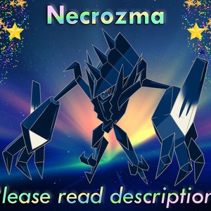 SOLGALEO LUNALA NECROZMA Shiny 6IV Events Bundle / Pokemon 