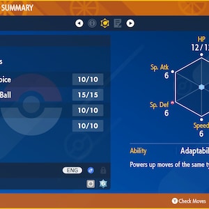 Shiny/Non-shiny Eevee 6IV - Pokémon Scarlet/Violet (100% Legal)