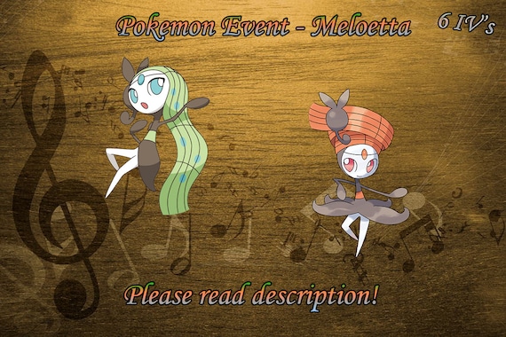 Meloetta shiny-locked 6IV Pokemon X/Y OR/AS S/M Us/um -  Denmark