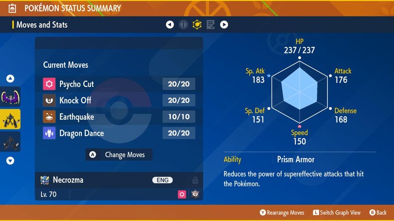 Necrozma Jolly 6IV Ultra Lucido Evento Pokémon Scarlatto/Viola – Casa - Foto 2