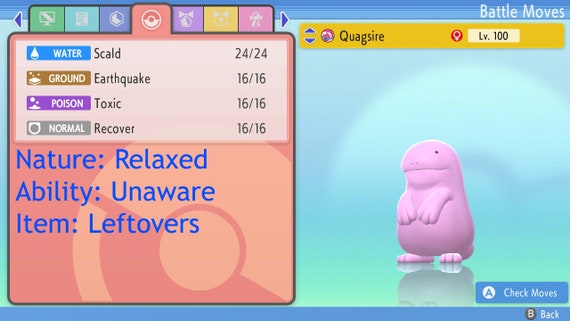 Shiny Wooper, evolution chart, 100% perfect IV stats, and Quagsire and  Clodsire best movesets in Pokémon Go