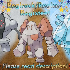 Pokemon HOME // Shiny Regigigas Regirock Registeel Regice 6IV -  Israel