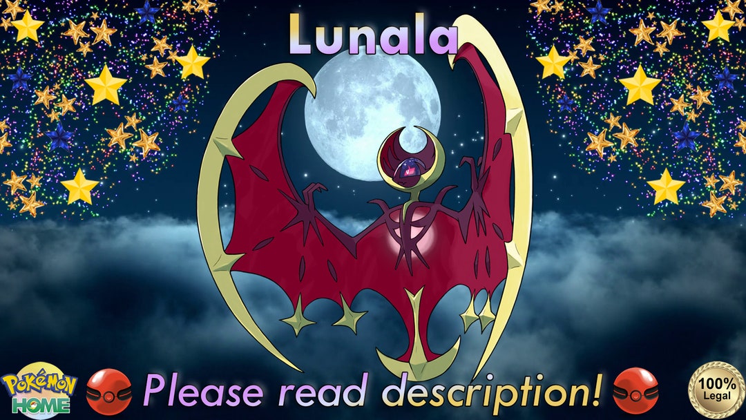 Shiny Lunala  Pokemon sun, Pokemon, New pokemon