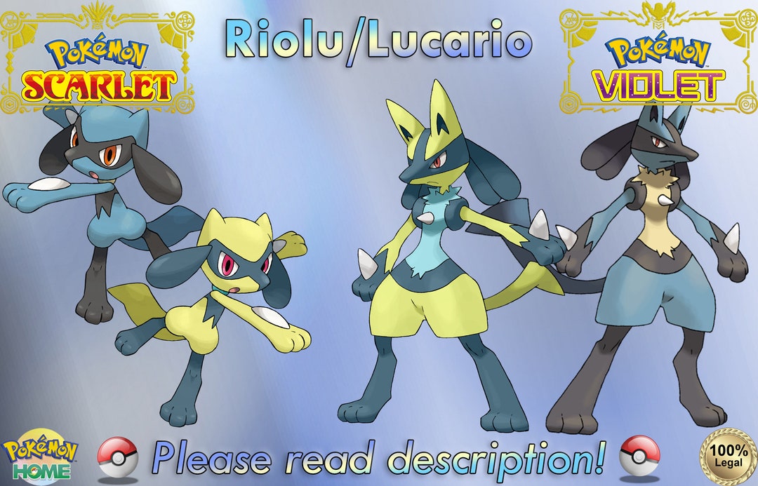 shiny lucario and mew « Pokémon Fanart