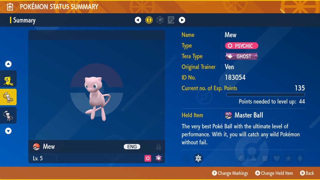 Mew EVENT 6IV - Pokémon Scarlet/violet Sw/sh Bd/sp HOME (100% Legal) - Etsy
