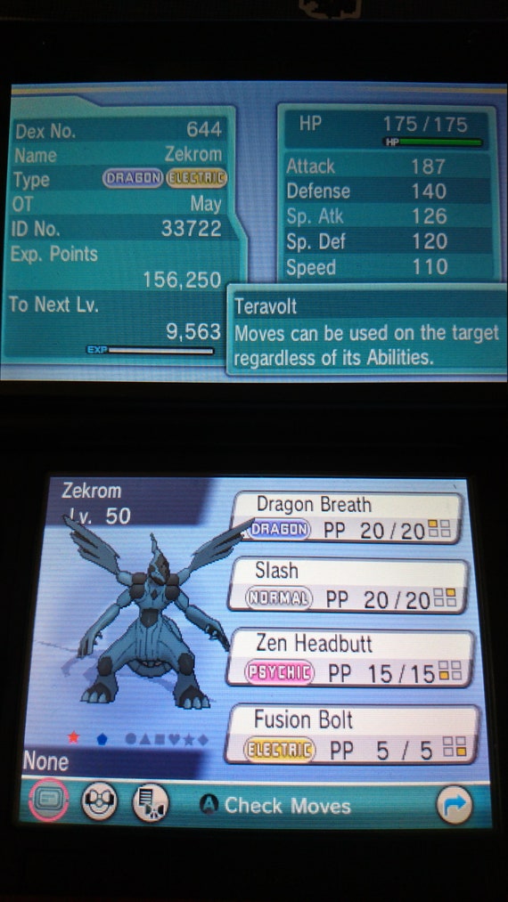 Shiny Zekrom 6IV Pokemon X/Y OR/AS S/M Us/um Sword/shield -  Sweden