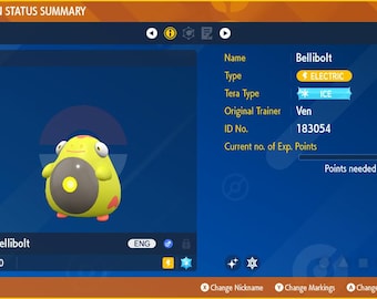 Bellibolt for Champions Battle Ready - Pokémon HOME (100% Legal)