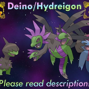 Shiny Hydreigon ( Deino Evolution ) Pokemon Trade Go