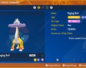 Pokémon Scarlet and Violet/ Rare Shiny Ogerpon Cornerstone Mask/ 6IV